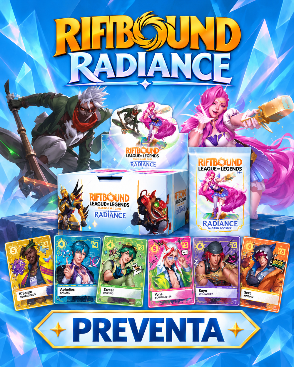 Riftbound Radiance Booster Display