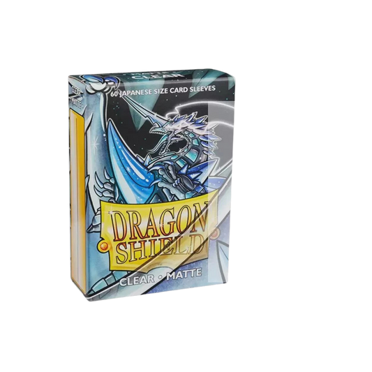 Dragon Shield: 60ct Japanese Sized Matte Clear Sleeves