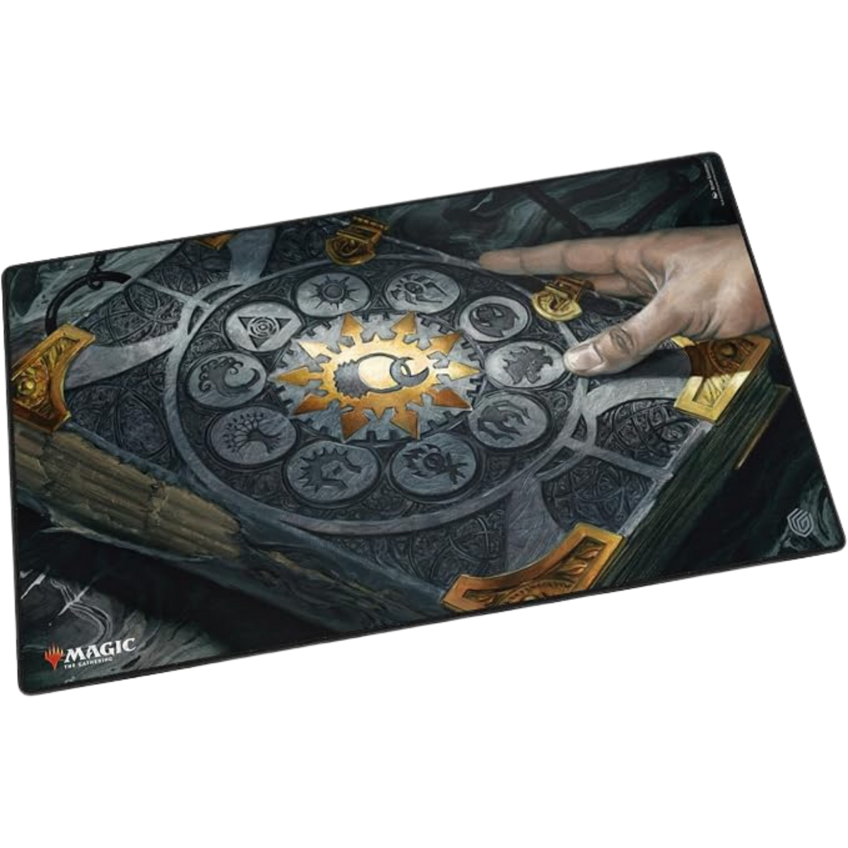 Play-Mat MTG Guild Summit Tome of The Guildpact, Color Negro