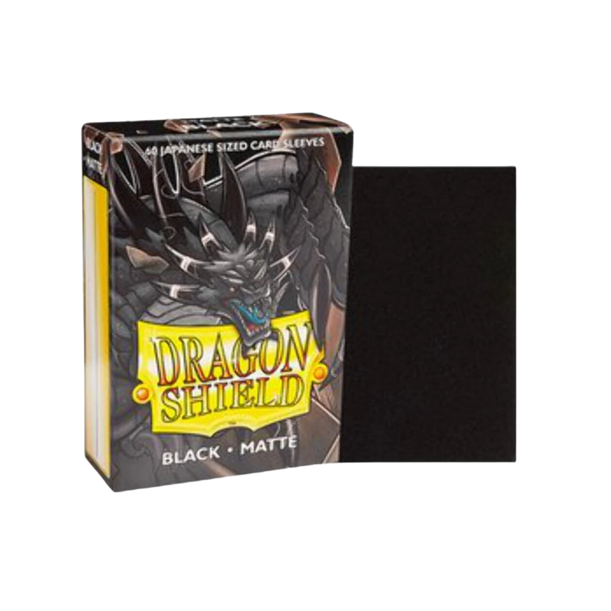 Dragonshield: 60ct Matte Sleeves - Japanese Size Black