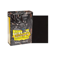 Dragonshield: 60ct Matte Sleeves - Japanese Size Black