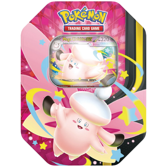Mega Moonlit Tin Mega Clefable ex (INGLÉS)