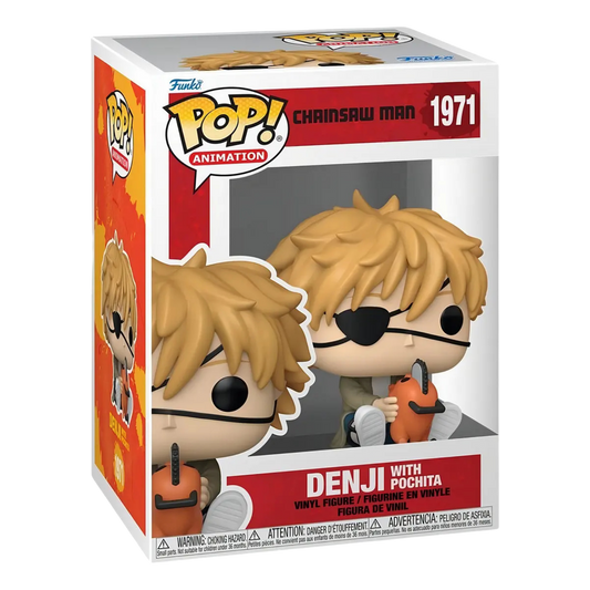 Funko Pop! Anime Chainsaw Man #1971: Denji With Pochita