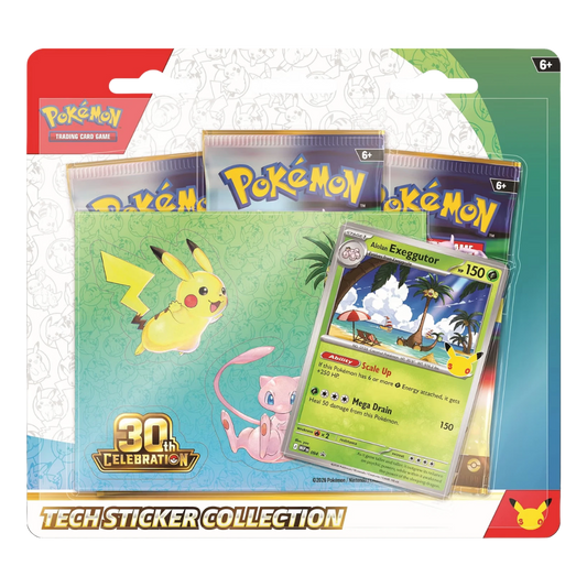 TECH STICKER Collection 30th Celebration (Alolan Exeggutor) (1 pz por cliente)