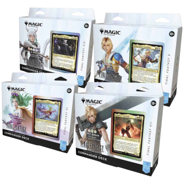 (PREVENTA) Magic: The Gathering - Final Fantasy Collector’s Edition Commander (Display de 4)