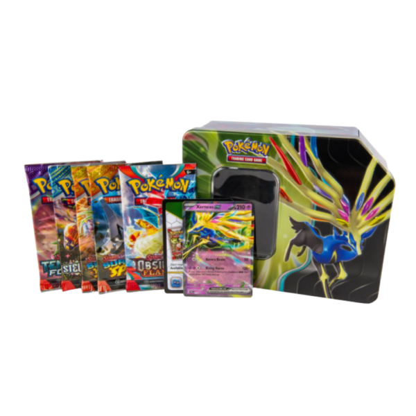 Azure Legends Tin – Set de 3 (Dialga ex / Kyogre ex / Xerneas ex) - Imagen 4