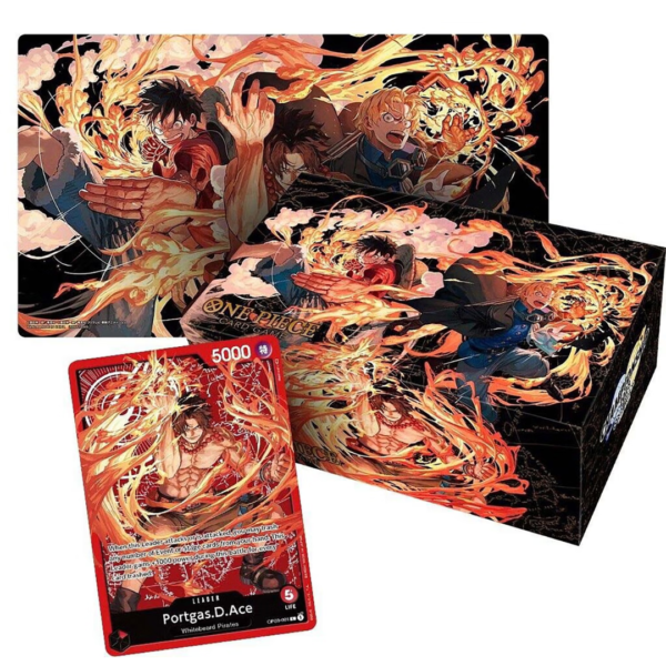 🏴‍☠️ One Piece Card Game Special Goods Set – Ace/Sabo/Luffy