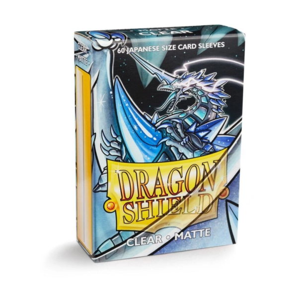 🛡️ Fundas Dragon Shield Clear Matte Japonesas (60 uds)