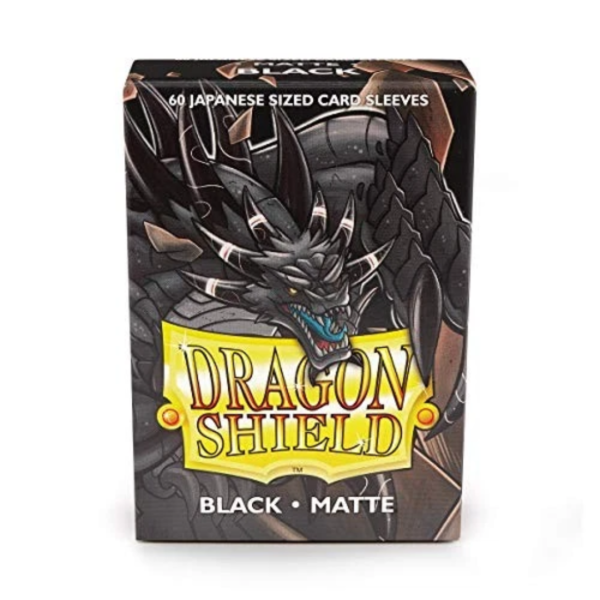 🛡️ Fundas Dragon Shield Black Matte Japonesas (60 uds)
